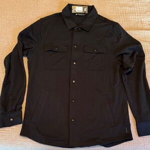 Travis Mathew Black Shirt Jacket